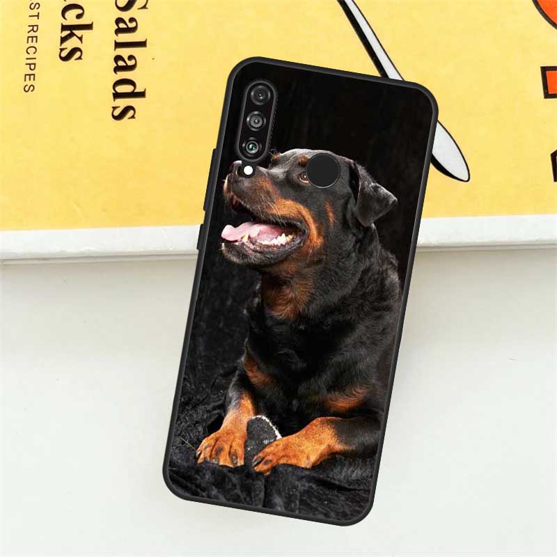 Rottweiler Dog For Huawei Nova Y61 Y73 Y70 Y72 Y60 Y90 Y91 7i 8i 11i 12i 12s 9 10 SE P20 P30 P40 Lite Case
