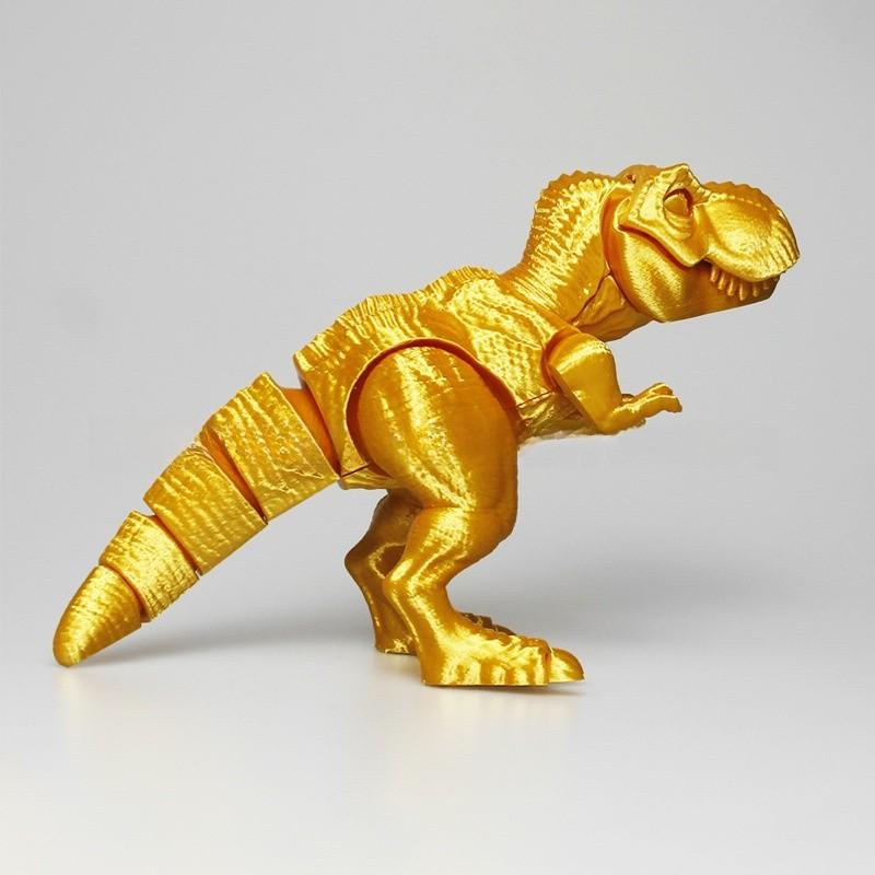 Dinosaur Figurine Collectible Art Toy With Multicolor Adjustable Joints For Kids And Giftgiving