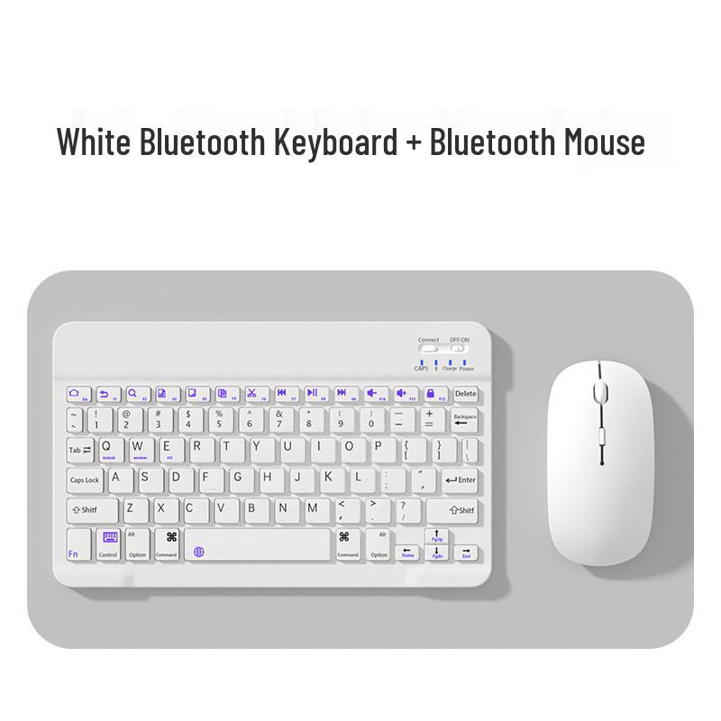 Universelle drahtlose Bluetooth-Tastatur und -Maus für Tablets, Telefone und iPads