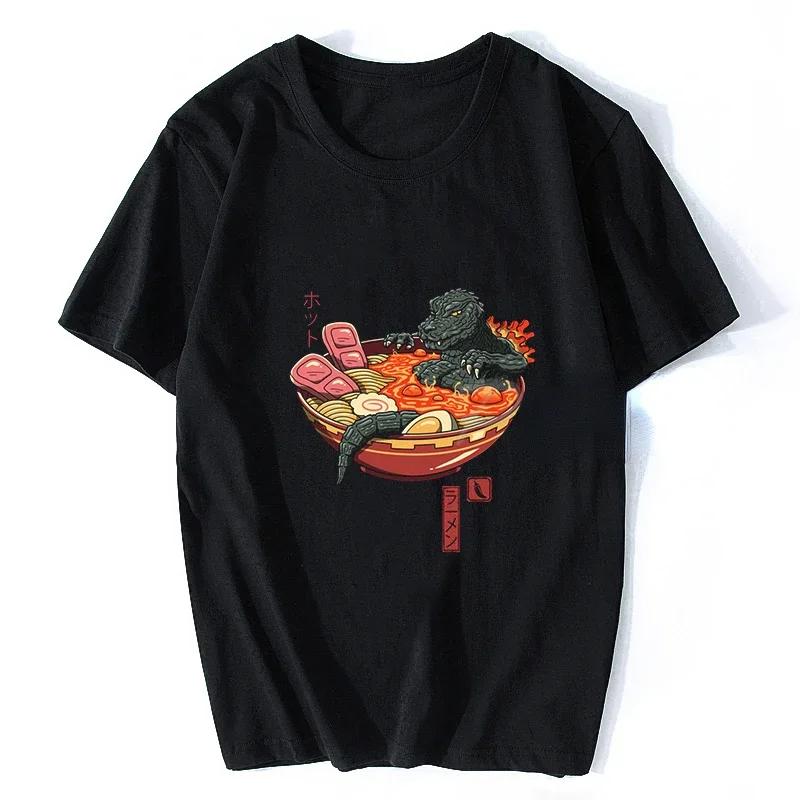 Japanese Cat Anime Neko RaUnisex T Shirt Unisex Women Aesthetic Loose Breathable Vintage Tshirt Harajuku Streetwear Camisetas Hombre