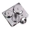 3pcs/set Manicure Acrylic Liquid Container Organizer Dappen Dish Nail Art Tools