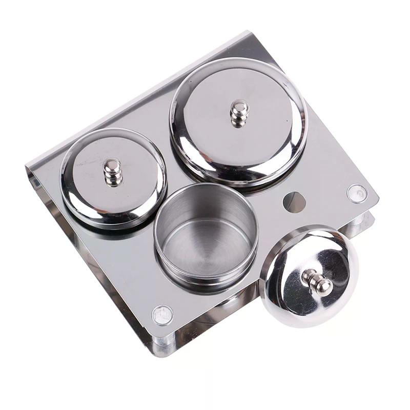 3pcs/set Manicure Acrylic Liquid Container Organizer Dappen Dish Nail Art Tools
