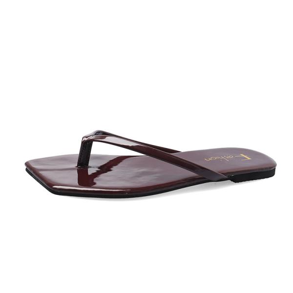 

Fashion Rubber Flip Flops Slippers Women Summer Luxury Slides Sliders Shoes Shale Female Beach Square Toe Pantofle Hawaiian Designer Sab 39