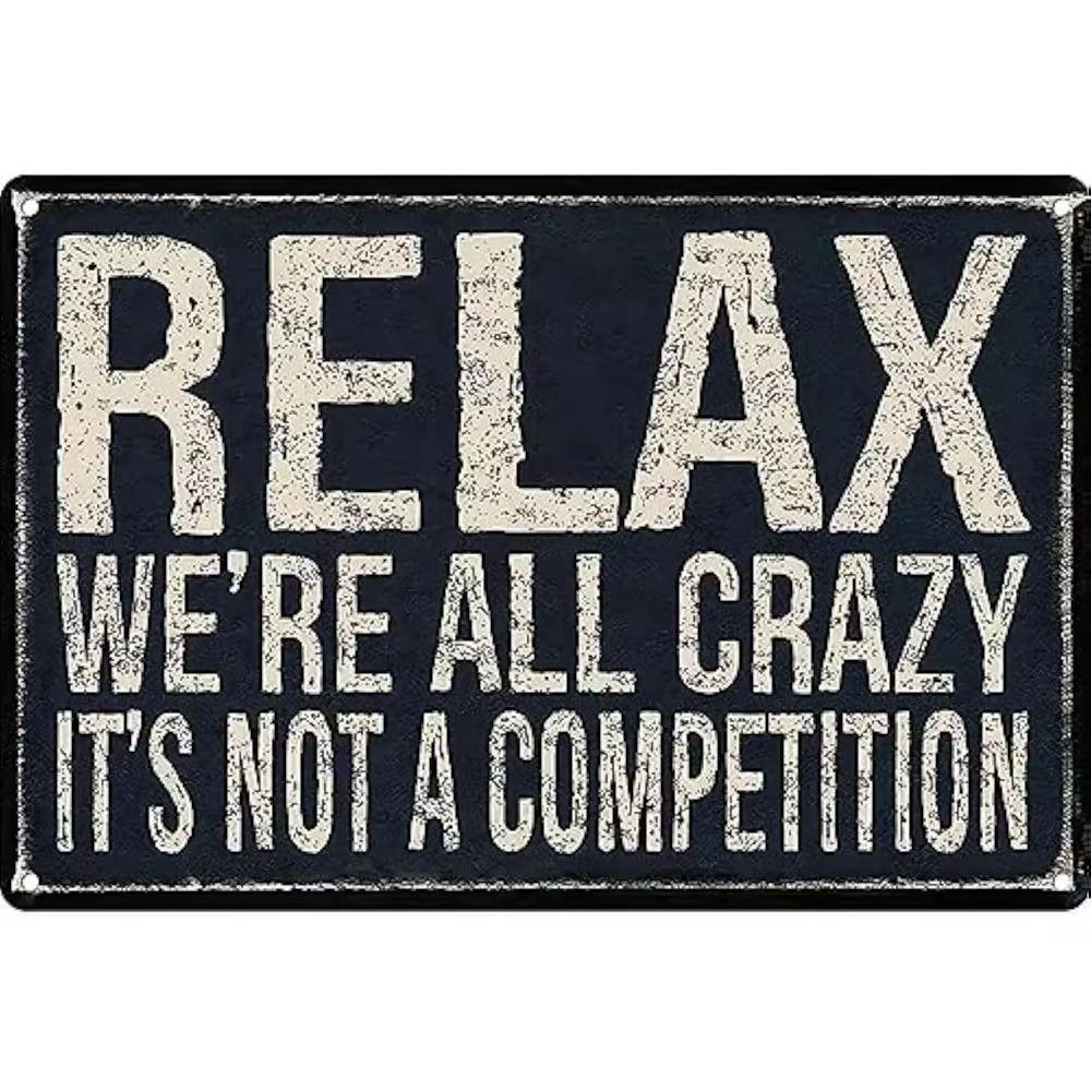 Tin Sign Wall Art Retro Metal Painting Home Decor 20x30cm