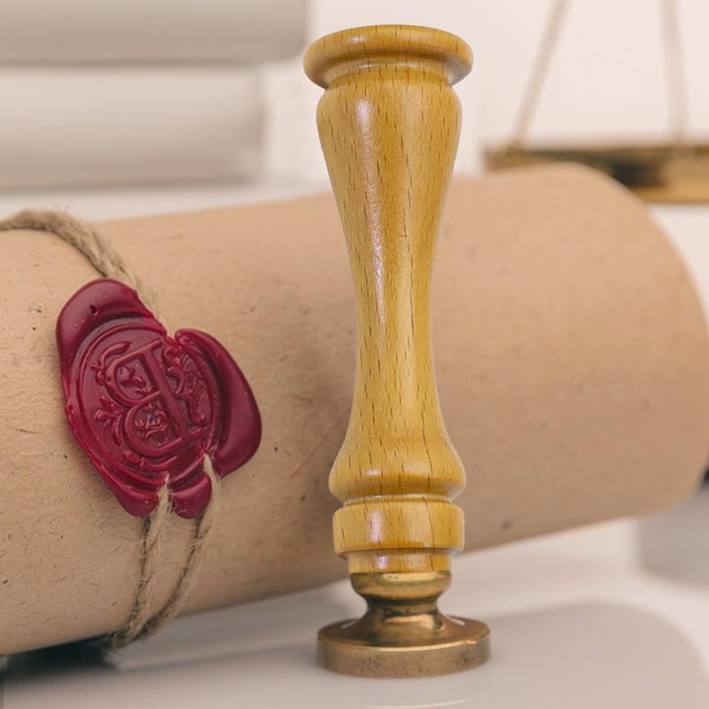 Siegelgriff Siegelgriff Ersatzsiegelgriff Nur Griff Holzgriff Ersatz für Vintage-Wachs