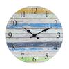 10inch  Manufacturer Factory Price Cheap Wooden Wall Clocks Silent Number Quartz Decorative Home Bedroom Hanging Watch