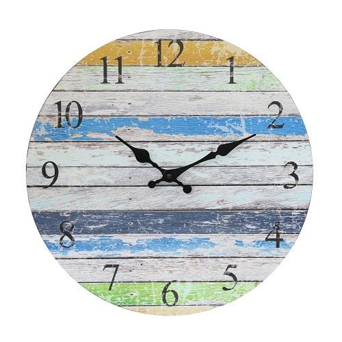 10inch Manufacturer Factory Price Cheap Wooden Wall Clocks Silent Number Quartz Decorative Home Bedroom Hanging Watch