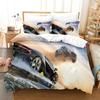 Set Copripiumino 3D Forza Auto Sportiva Per Camera da Letto Ragazzi Singolo Matrimoniale Queen King Size Coperta Piumino Federa