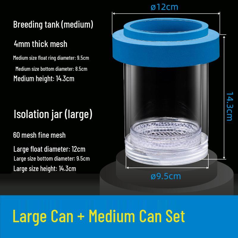Guppy Breeding Box: Fish Isolation & Hatching Tank for Small Fish Fry & Mother Fish