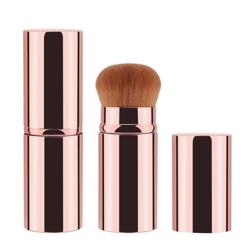 New Portable Retractable Makeup Brush - Multifunctional Blush & Powder Tool