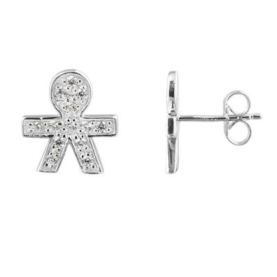 LOVA LOLA VAN DER KEEN - Boy's Earrings - Sterling Silver 925 Thousandths - Women's Jewel