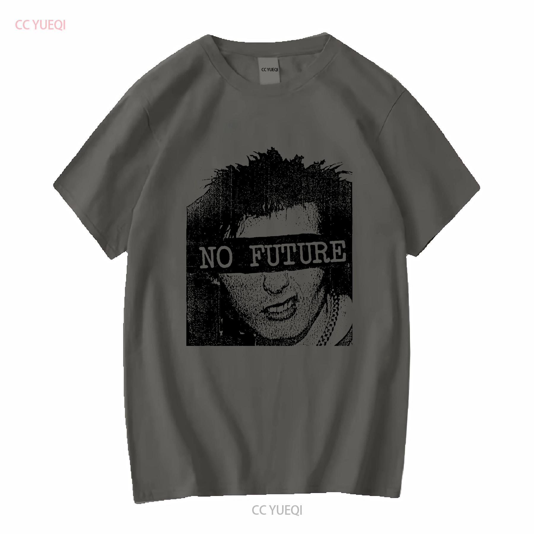 

Sid Vicious No Future T Shirt Soft Breathable Cotton Punk Rock Fashion long or short sleeves vintage Washed Unisex Versatile 4XL
