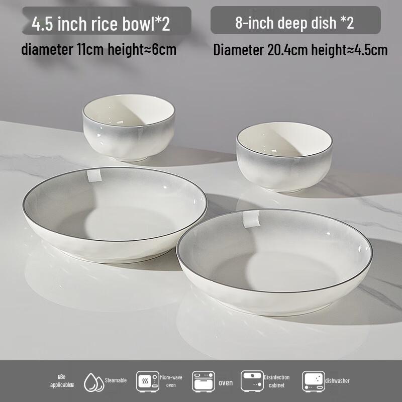 Haoya Jingdezhen Luxury Ceramic Dinnerware Set