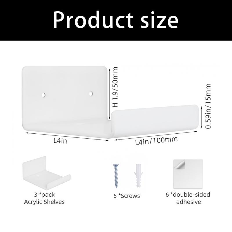 Wall Mounted Organizers Set Heavy Duty Anti Deformation Shelves Easy Installation Security Device Storage Rack