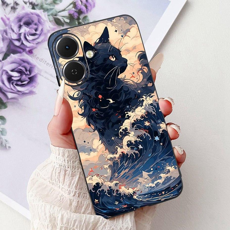 Fashion Painting Case For Tecno Spark Go 2 2025 Soft Silicone TPU Phone Cases For Tecno Spark Go2 KM4 Covers Bumpers