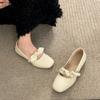 White French Retro Thick Heel Heightening Shallow Mouth Single Shoes Women's 2025 New Summer Skirt Versatile Mary Jane Shoes