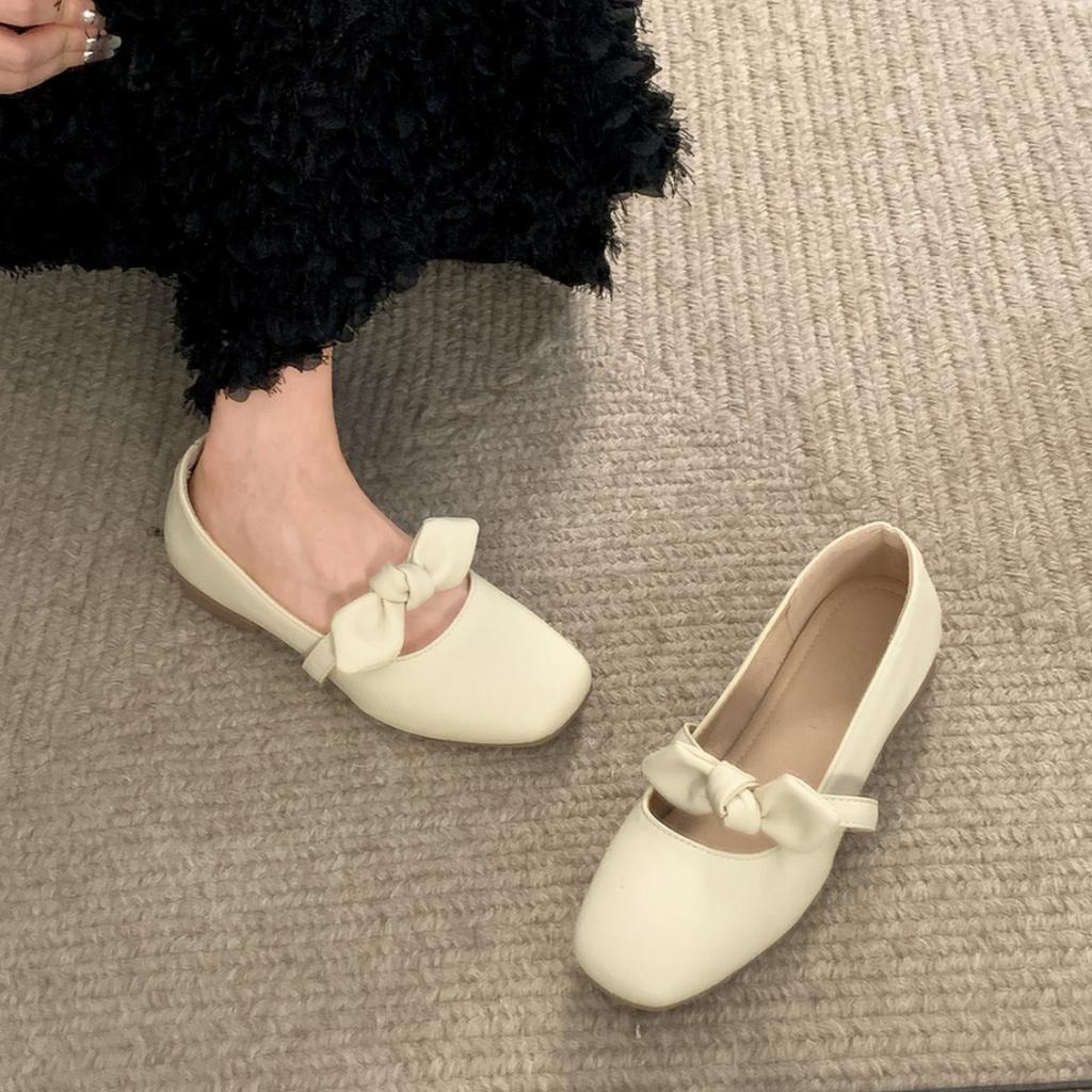 White French Retro Thick Heel Heightening Shallow Mouth Single Shoes Women's 2025 New Summer Skirt Versatile Mary Jane Shoes