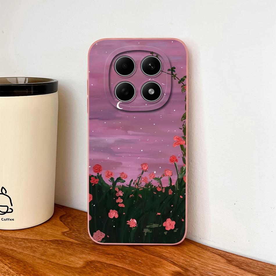 For Poco M8 Pro Case Cute Design Shockproof Phone Protector Soft Liquid Silicone High Quality Back Cover For Poco M 8 M8Pro Capa