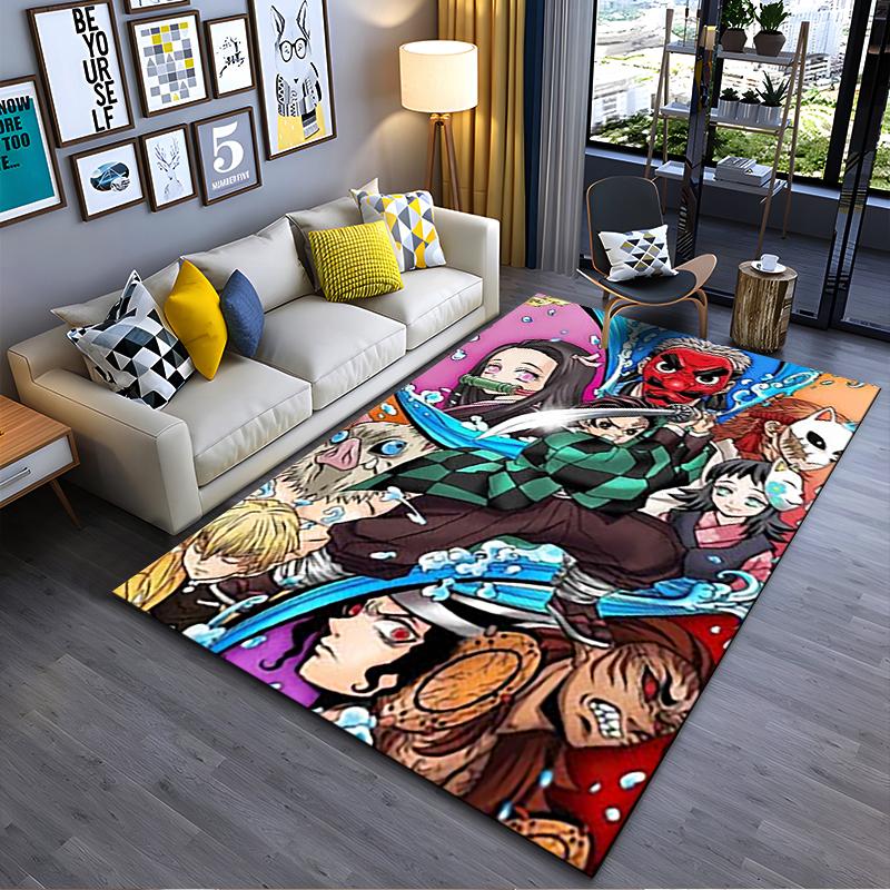 Boho Abstract Red Black Racing Art Area Rug, Non-Slip Washable Throw Carpet for Living Room Bedroom Entryway Home #1407
