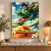 Dragon Ball Goku Custom Name Diamond Painting Personalized 5D Full Drill DIY Diamond Art Home Decor