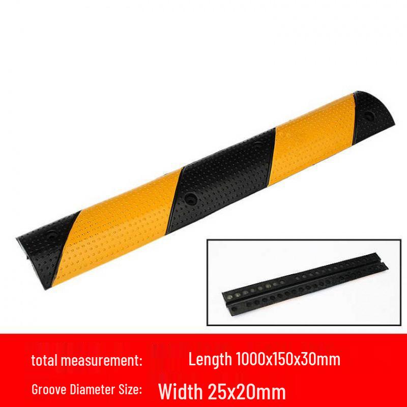 High Load Capacity Rubber Speed Bump for Car & Road Safety