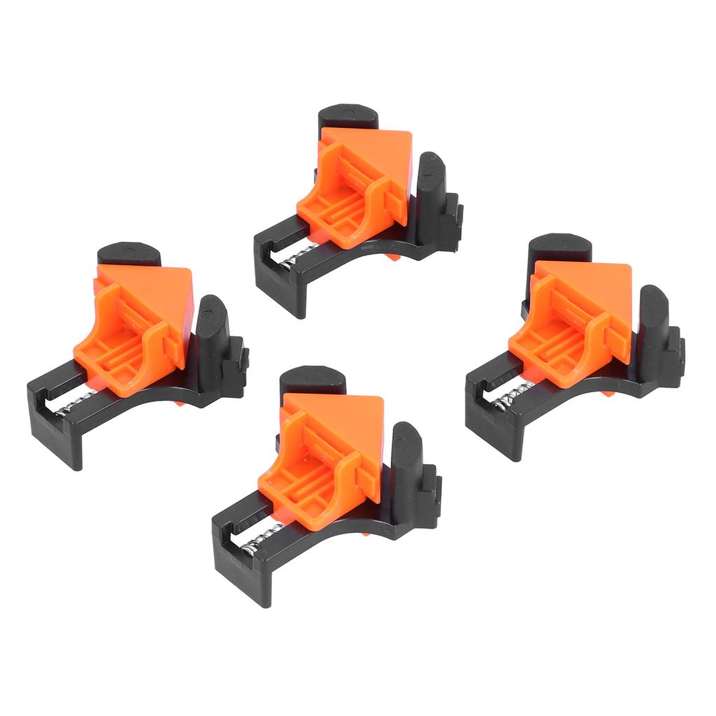 4Pcs Woodworking Corner Clamp 90 Degree Right Angle Clip Furniture Connection Fixing Tools