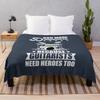 God Made Drummers Because Guitarists Rock Band Mem Throw Blanket