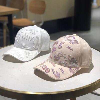 Korean Fashion Rhinestone Hat Women  Spring and Summer Casual Street Youth Versatile Travel Baseball Baseball Cap