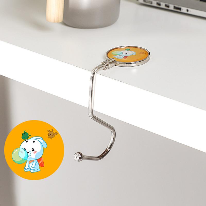 1 Stück Tragbarer Faltbarer Taschenhaken Aufhänger Geldbörsen Handtaschenhalter Faltbarer Tischhaken