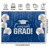 Graduation party backdrop congratulatory banner for graduation balloon design suitable for high school and university