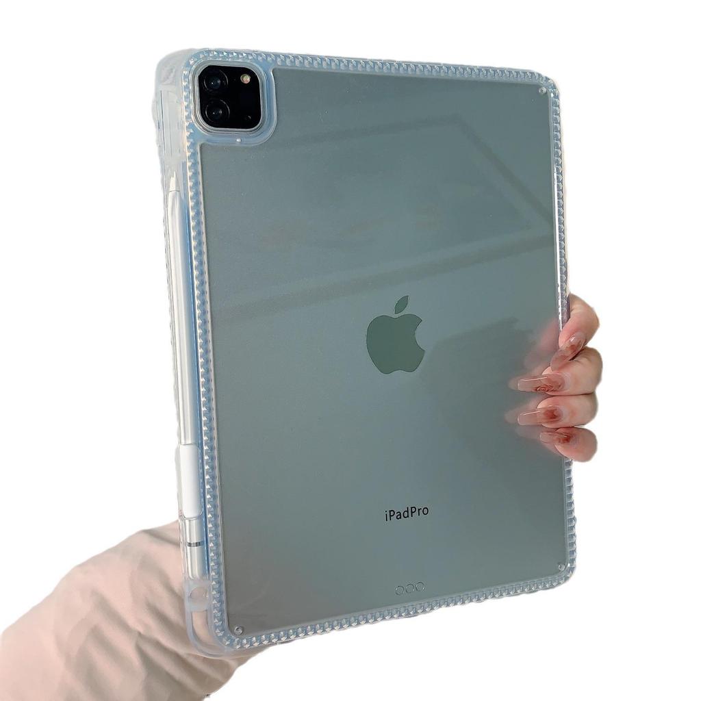 Compatible Apple iPad Case: Fully Transparent, Anti-Bending, Acrylic Protective Shell for Air 10.9 & Pro 11.