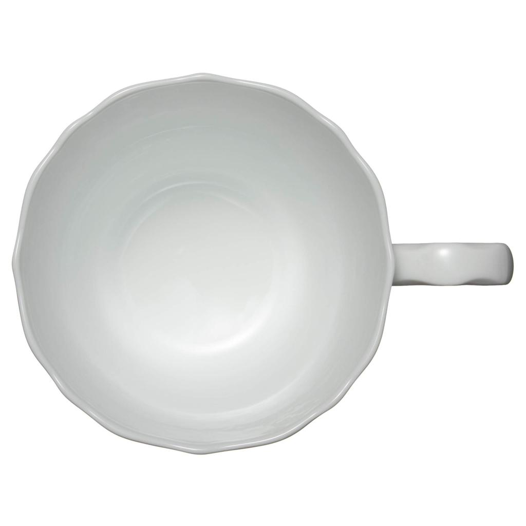 Noritake Mug, 300cc, Cher Blanc, Microwave and Dishwasher Safe, Fine Porcelain (Premium White), T94855/1655