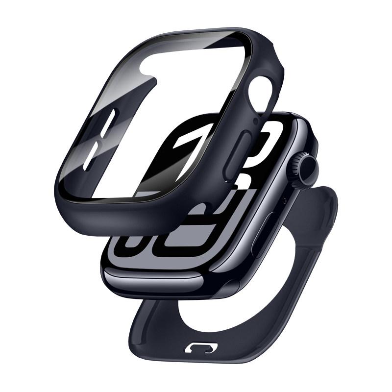 Case for Apple Watch Series 10 11 46mm 42mm Screen Protector 360 Full Waterproof Protective Hard PC Bumper Tempered Glass Cover