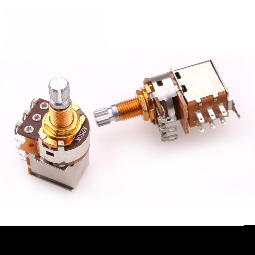 Guitar Potentiometers A250K Toggle Switch Gold Switch Sound Quality and Tone Potentiometers Guitar Electronics