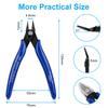 Wire Cutters, Spring-loaded CRV Steel Diagonal Flush Cutters for Electrical & Home Use–Heavy Duty Precision Side Cutting Pliers