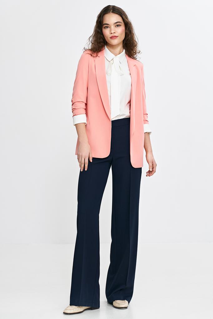 Blouse with a Sash at the Neck - Ecru 40