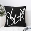 Sza Signature Square Pillow Case Rapper Singer Cushion Cover Zippered Decorative Pillowcover For Home 18"