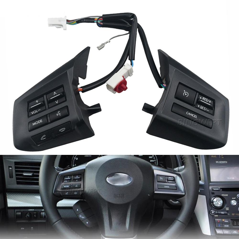 New Car Steering Wheel Volume Switch Cruise Control Button With Backlight For Subaru Outback Legacy 2012-2014