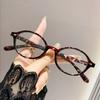 Fashionable Oval Frame Reading Eyewear for Female Male Fashionable Plus Diopter Presbyopia Unisex Anti-blue Light Far Sight Eyewear