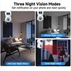 8MP E27 Bulb WiFi Camera Security Protection Indoor Dual Lens Dual Screen Human Tracking Night Vision IP Camera Two-Way Audio