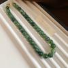 Colorful Elegant Bead Collarbone Chain Vintage Round Acrylic Bead Choker Delicate Neck Accessory for Prom Wear