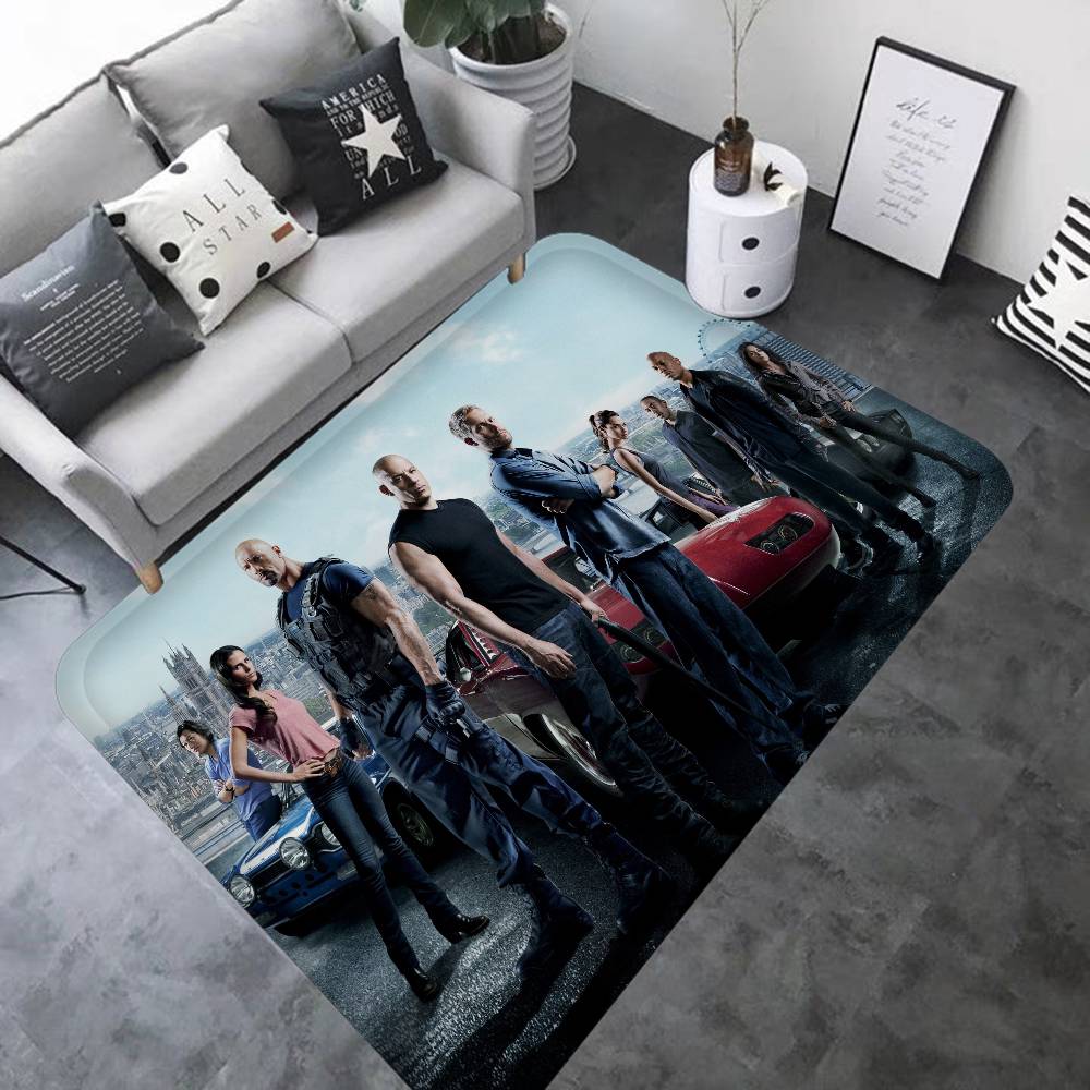 Fast And Furious Classic Vintage Entrance Door Mat Nordic Style Bedroom Living Room Doormat Balcony Anti-Slip Modern Home Decor