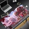XXL Table Natural Rubber Carpet Large Game Non-slip Mousepad Pixel Sence Cute Mousepad Gamer Street Art Desk Mat For PC Keyboard