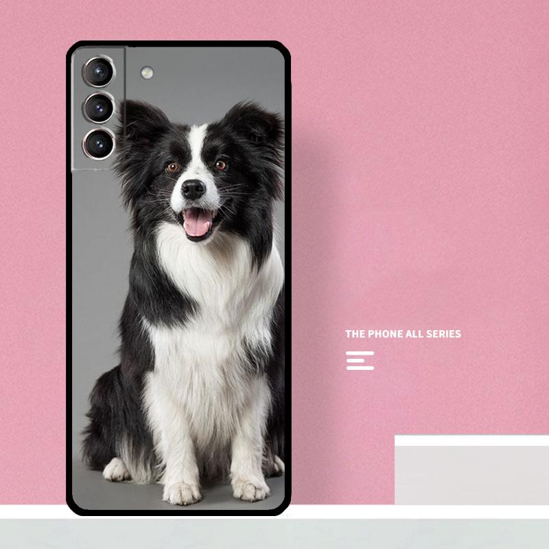 Border Collie Dog Phone Case For Samsung Galaxy S25 Ultra S20 S21 S22 S23 S24 Plus S9 S10 S24 FE Cover Coque