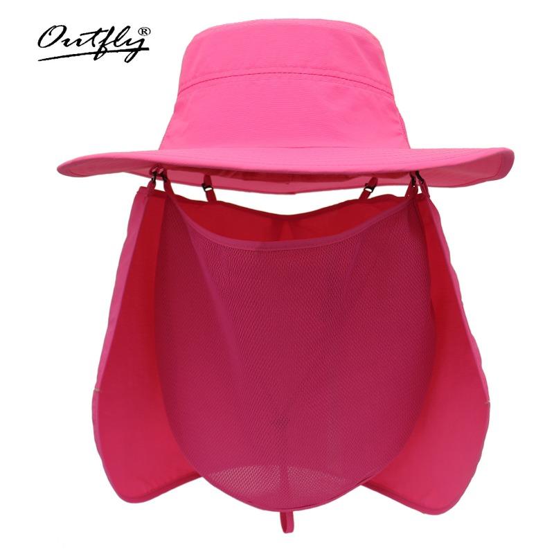 Spring and summer new sunscreen fishing hat big head circumference UV protection breathable sun hat outdoor leisure hiking bucket hat