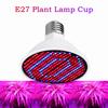 E27 2835 Beads Plant Growth Lamp Cup 220V 110V Red and Blue Full Spectrum Indoor Planting Multi-specification Lamp Beads 300LEDs