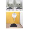 Slip Resistant Absorbing Bathroom Mat For Male Urinal Durable Polyester Fiber Easy Cleaning Floor Protectors Urinal Rug