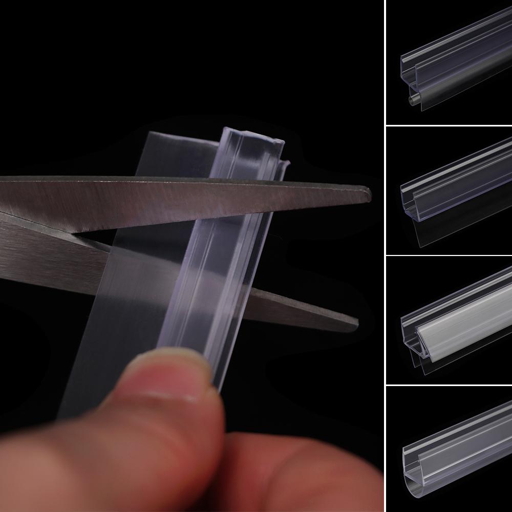 Bandă de Etanșare Transparentă Ușă Panou Duș Baie 4-12mm Spațiu de Etanșare Furtun de Vânt Ușă Fereastră Benzi de Etanșare Accesorii Casnice