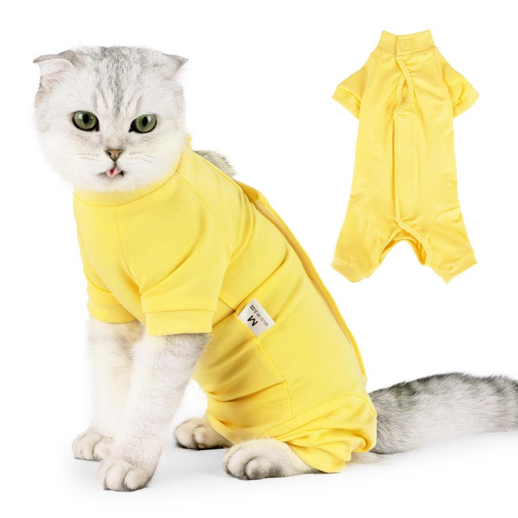 Cat Spay/Neuter Recovery Suit - Post-Op Anti-Lick Pet Clothing