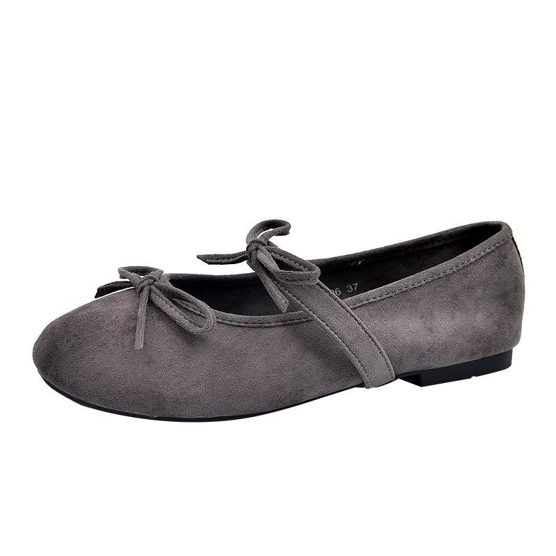 Moda Donna Autunno 2025 Scarpe Mary Jane da Donna con Fiocco a Farfalla Comfort Suola Morbida Ballerine Calzature Casual da Donna